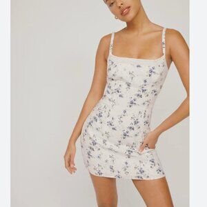 Reformation Aperol Linen Dress